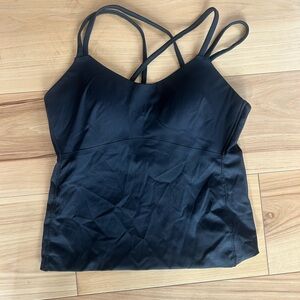 Black Strappy Tank Top